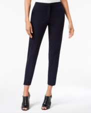 Tommy Hilfiger Midnight Pleated Skinny Pants Navy Size 6 2749