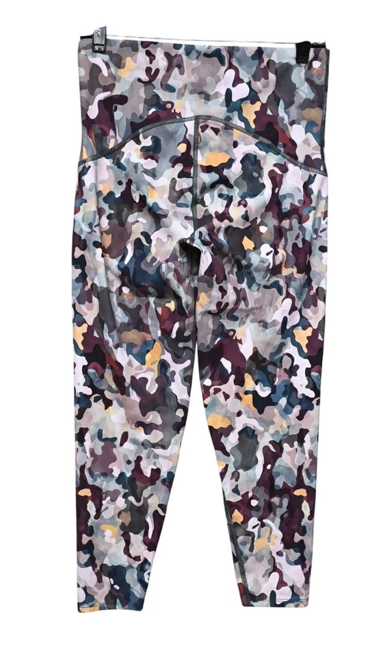 Spanx By Sara Blakely High Waist 7/8 Length Camo Printed Leggings Womens Size L - Image 3 of 4