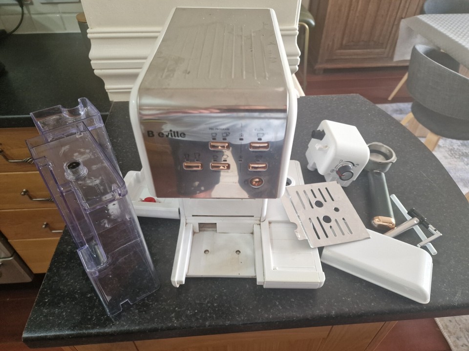 Breville VCF108 Coffee Machine White & Rose Gold eBay