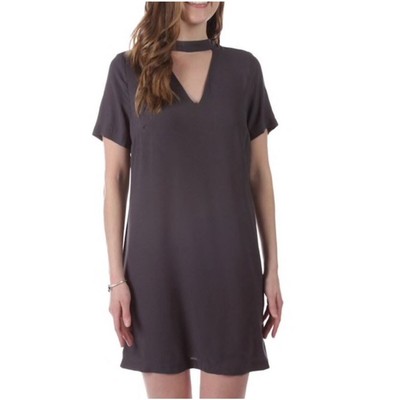 NWT Anthropologie Bishop + Young Sasha Shift Dress Size M Black Choker Collar