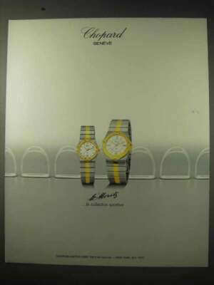 1984 Chopard Watch Ad - St. Moritz