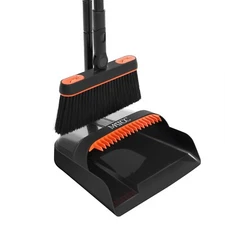 Matcc Broom & Dustpan Set Self-Cleaning with Dustpan Teeth ~~NEW in the box~