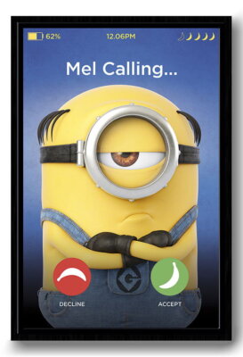 89025 Despicable Me 3 Mel Calling Decor Wall Print Poster