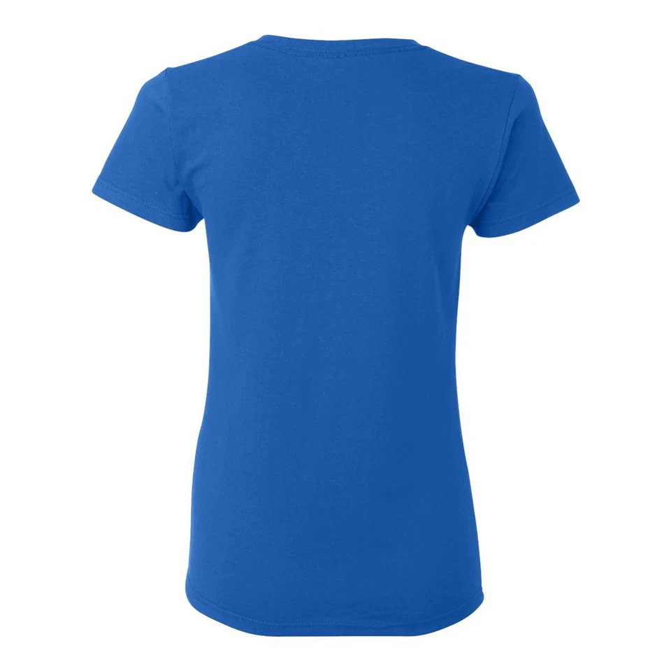 Indiana State Sycamores Primary Logo Women's T Shirt - Royal - Image 3 of 4