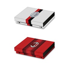 OFFICIAL AC MILAN 2023/24 CREST KIT VINYL SKIN DECAL FOR XBOX ONE X CONSOLE
