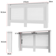Radiator Cover White Unfinished Grey Modern Traditional Wood Grill Cabinet Shelf