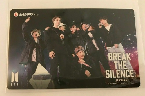 BTS Movie Ticket card -BREAK THE SILENCE :THE MOVIE PORSONA- JAPAN Limited all a - Picture 11 of 12