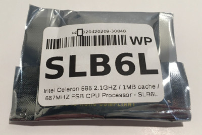 Intel Celeron 585 2.1GHZ / 1MB Cashe / 667MHZ FSB CPU Processor - SLB6L