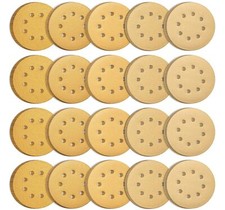 5 inch Sanding Discs 60-220 Grit Hook Loop 8-Hole Orbital Sander Paper Sandpaper