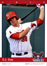 2011 Orem Owlz Grandstand #7 C.J. Cron Phoenix Arizona AZ Baseball Card
