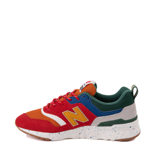 NEW Womens New Balance 997H Athletic Shoe Red Multicolor - Picture 2 of 3