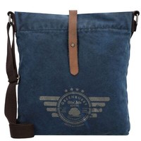 Greenburry Vintage Aviator UmhäNgetasche 27Cm #GB-5894 (Blue)