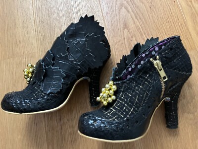 Irregular Choice Stiefeletten   Gr. 35   Tweed Glencheck