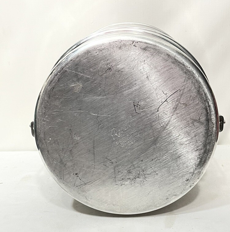 Regal ware Picnic Pack Stacking Aluminum Pans Camping Lunch 5 Tier