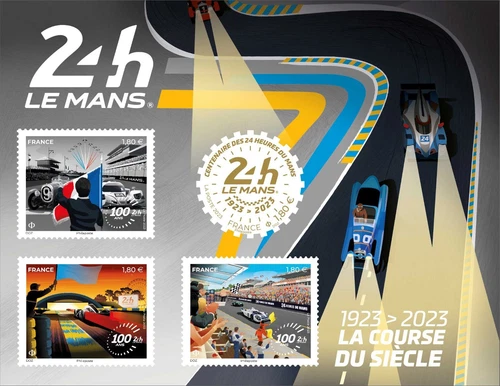 2023_BLOC F5682 New** Luxury Mnh_Centenary of the 24 Hours of Le Mans. 1923-2023.