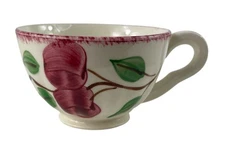 Blue Ridge Southern Pottery Cherry Bounce Footed Tea Cup
