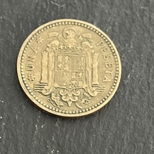 1963 Spanish 1 Peseta