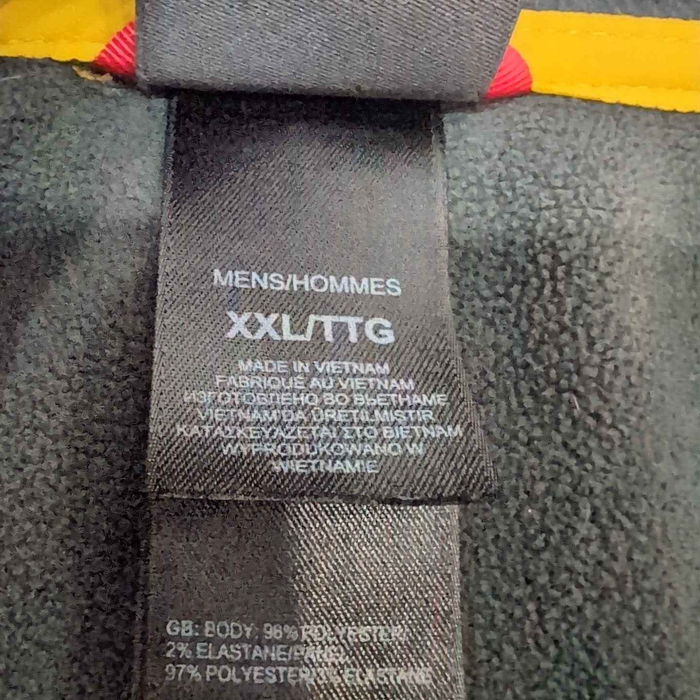 North Face 1/4 Zip Softshell Pullover Yellow Must… - image 7