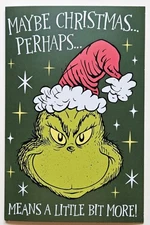 Merry Christmas / Grinch "Dr. Seuss" Greeting Card (+ Envelope)