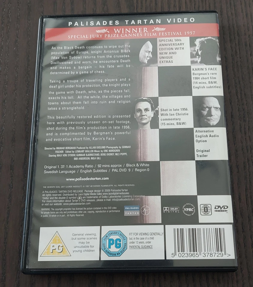 The Seventh Seal (DVD, 1957) - Image 2 of 3