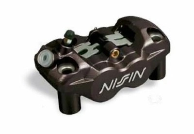 4 Kolben RADIAL Bremszange schwarz. R   2 PADS NISSIN N4RC-108SR