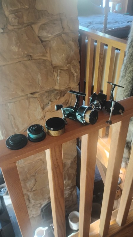 Mitchell 301 and 300 plus extra spool and case