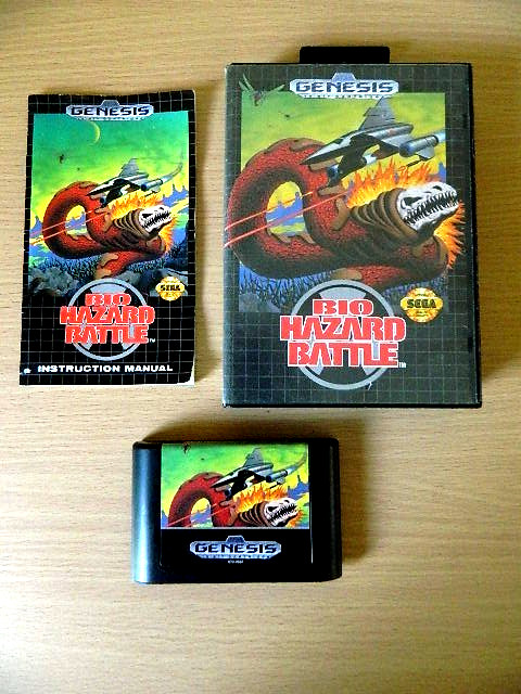 Bio Hazard Battle Sega Mega Drive / Genesis Game Complete With Box And Manual