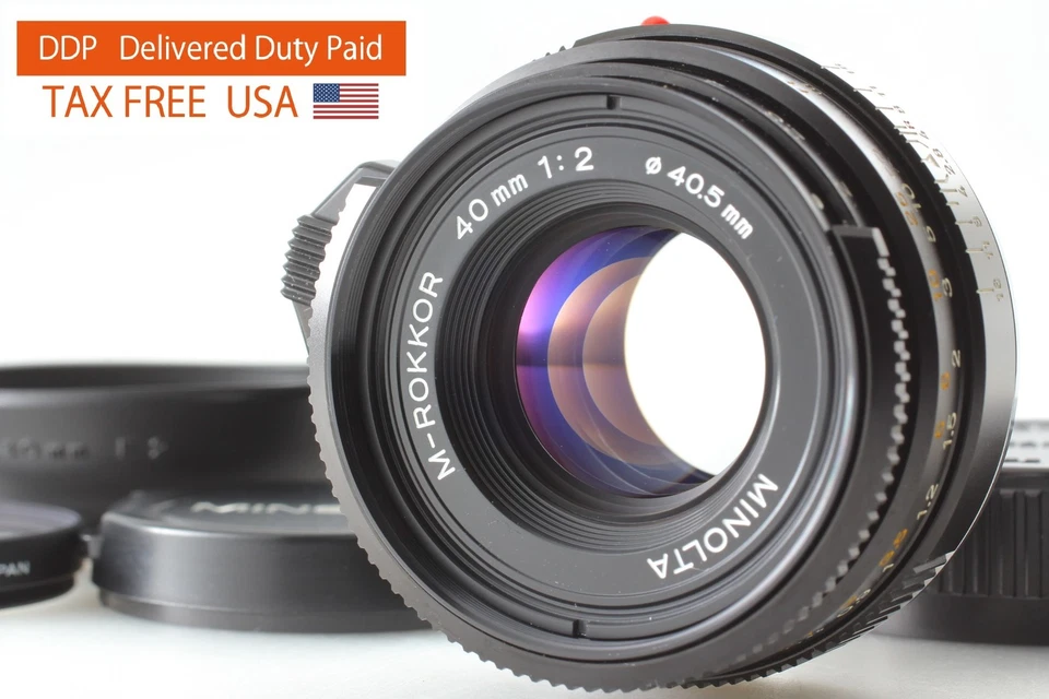 Duty-Free US【MINT Late】Minolta M Rokkor 40mm f2 Lens Leica M Mount for CLE CL - Image 3 of 4