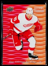 2023-24 Upper Deck Allure Color Flow Red-Orange #CF-17 Elmer Soderblom RC NM