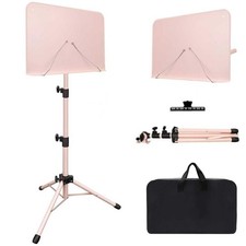 Pink Sheet Music Stand, 1 Pack Adjustable Music Stand for Sheet Music, Music ...