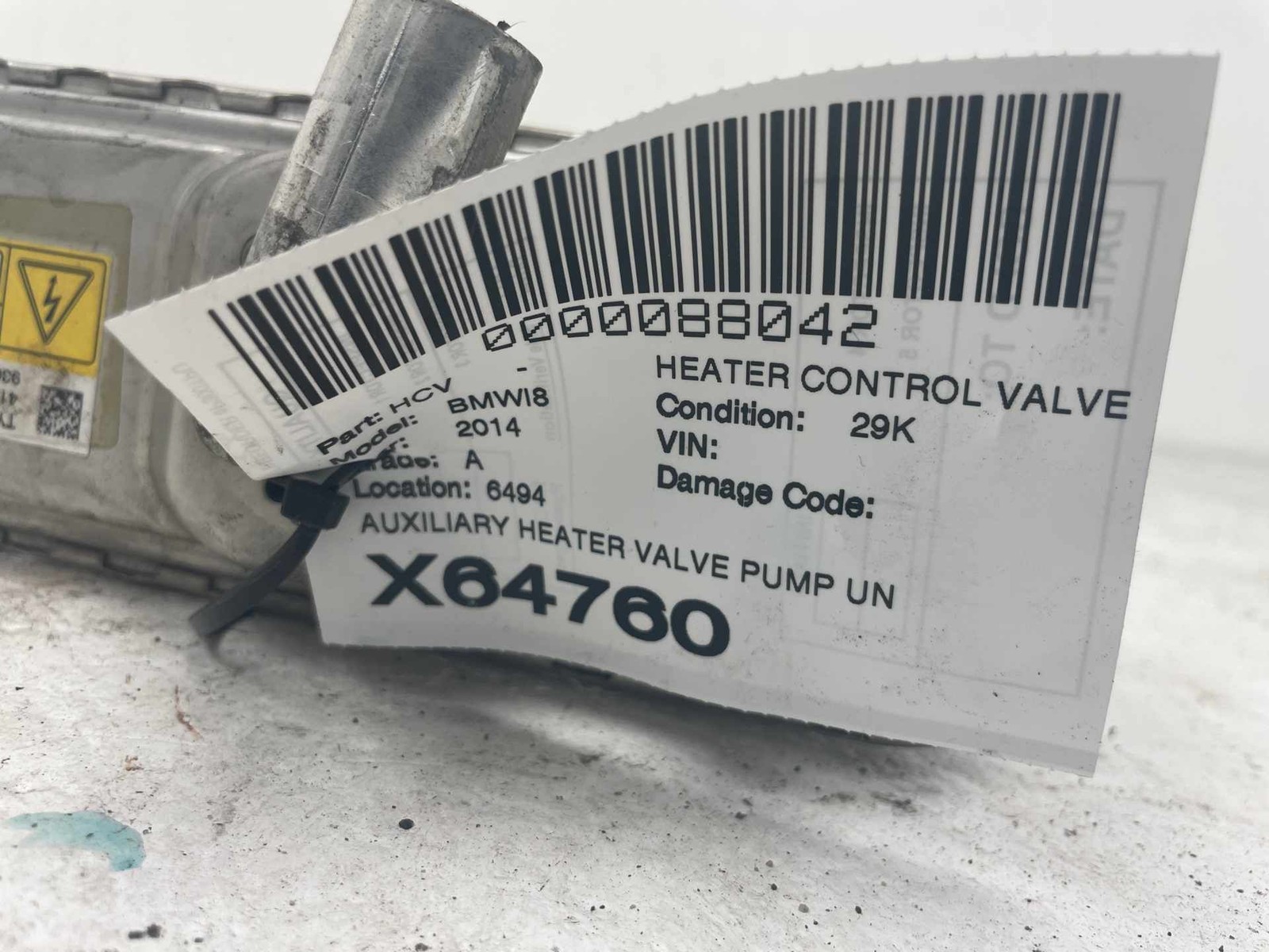 BMW i8 2014-2020 Heater control valve