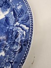 Adam's House 1845 Lamb Tavern 1746 Wedgewood Blue Transferware Plate  — photo 9