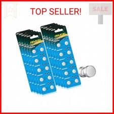 100 Pack LR44 AG13 357 Battery 1.5V SR44 A76 GP76 Lr 44b L1154c 303 Ornament Bat