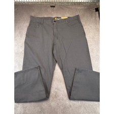 Carhartt Relaxed Fit Work Pants Men's 40x30 Gray Size Style 0519