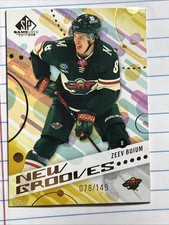2025-26 UD SP Game Used New Grooves Zeev Buium NG-21   078/149 Vancouver Canucks