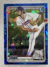 2020 Bowman Draft Sapphire Spencer Strider 1st Bowman Chrome Atlanta Braves