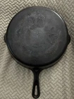 Griswold Cast Iron #10 Small Logo Skillet Sits Very Flat Nice Rare 716D Erie