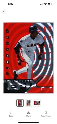 1998 Pinnacle Epix Play Orange #E22 Barry Bonds Giants
