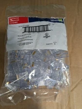 Leviton EZ RJ45 - Network connector RJ-45 (M) CAT 5e (pack of 50)