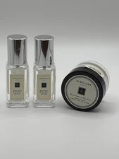 JO MALONE Perfume Gift Set Wood Sage & Sea Salt 2 .3 Oz Cologne & Body Cream New