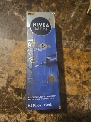 NIVEA MEN Age Defense Eye Cream with Hyaluronic Acid, 1 Fl Oz  (C093)