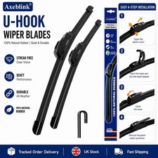 For Hyundai i10 2007-2013 Front Windscreen 22" 16" Flat Aero Wiper Blades Set