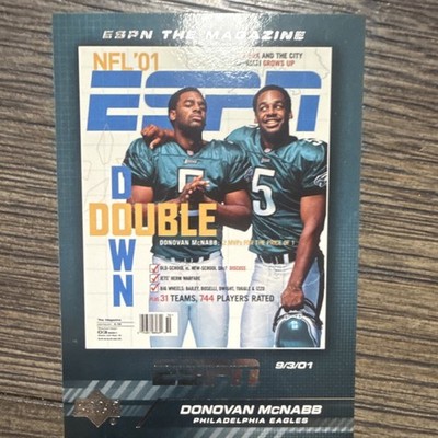Upper Deck 2001 ESPN The Magazine Donovan McNabb TM-14 Insert Eagles