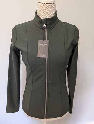 Black Heart Equestrian Airtec Sculpture Jacket in Ivy Green Size Medium 10