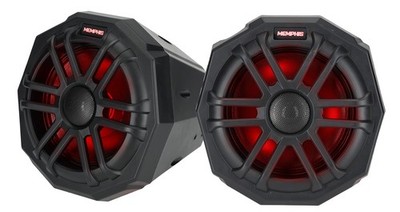 2 Memphis Audio TLN65FE PlugnPlay Speakers+Pod Enclosures For Honda Talon 2019+