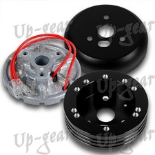 5 6 Hole Steering Wheel Black Hub Adapter For 78-91 Ford F150 F250 F350 Truck