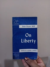 Vintage On Liberty John Stuart Mill Philosophy Book Crofts Classics Softcover