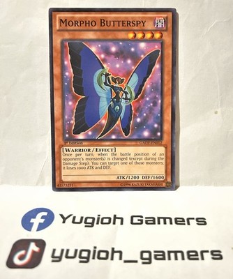 Yu-Gi-Oh Morpho Butterspy GAOV 1st Edition Common Light Played