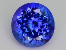 10 Ct AAA+ Certified Natural Rare Blue Tanzanite Round Cut Loose Gemstone
