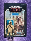 Kenner Star Wars ROJ Logray Figure 65 On Back Sealed Unpunched POP Removed